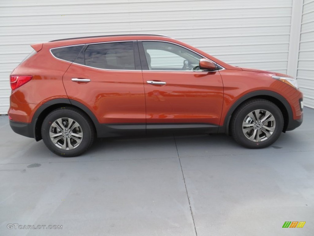 Canyon Copper 2014 Hyundai Santa Fe Sport FWD Exterior Photo #87006584