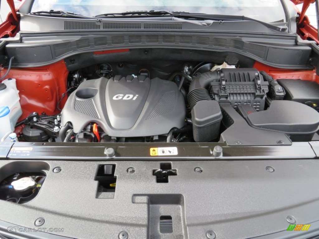2014 Hyundai Santa Fe Sport FWD 2.4 Liter GDI DOHC 16-Valve CVVT 4 Cylinder Engine Photo #87006947