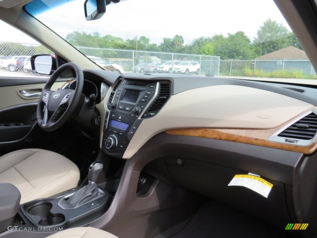 2014 Hyundai Santa Fe Sport FWD Beige Dashboard Photo #87007001