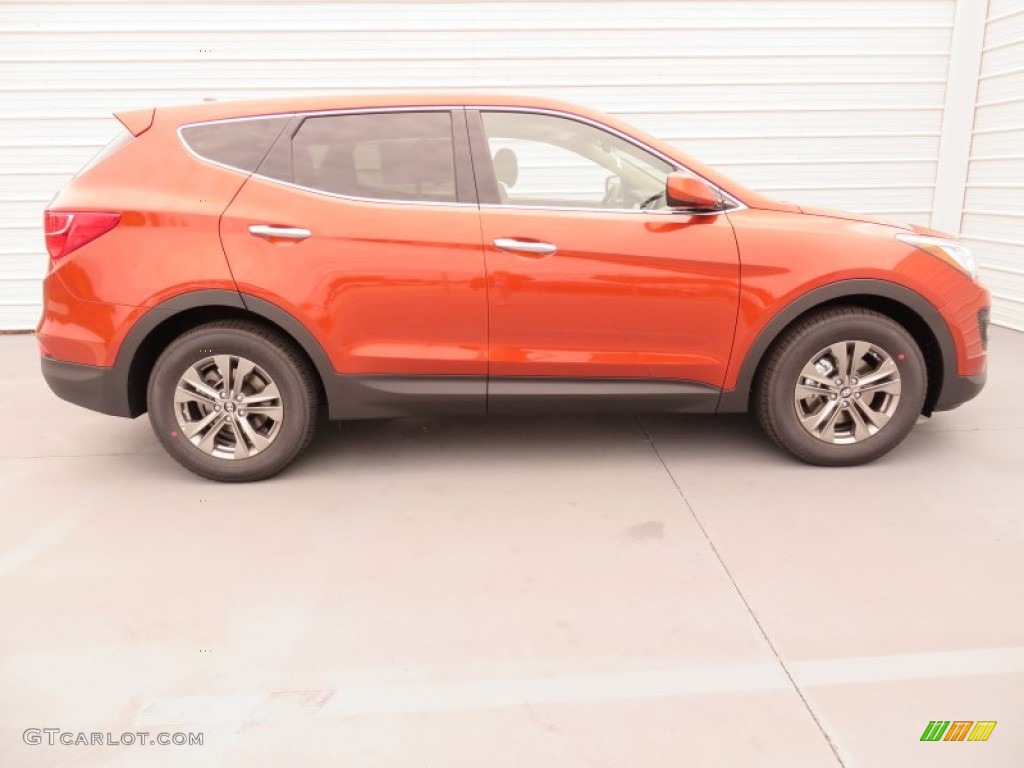 Canyon Copper 2014 Hyundai Santa Fe Sport FWD Exterior Photo #87008582