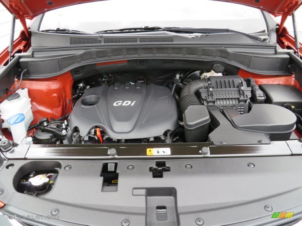 2014 Hyundai Santa Fe Sport FWD 2.4 Liter GDI DOHC 16-Valve CVVT 4 Cylinder Engine Photo #87008906