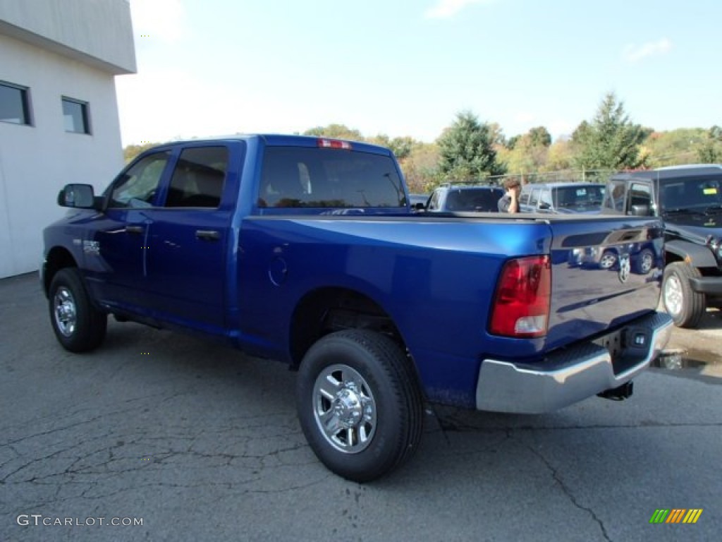 2014 2500 Tradesman Crew Cab 4x4 - Blue Streak Pearl Coat / Black/Diesel Gray photo #8