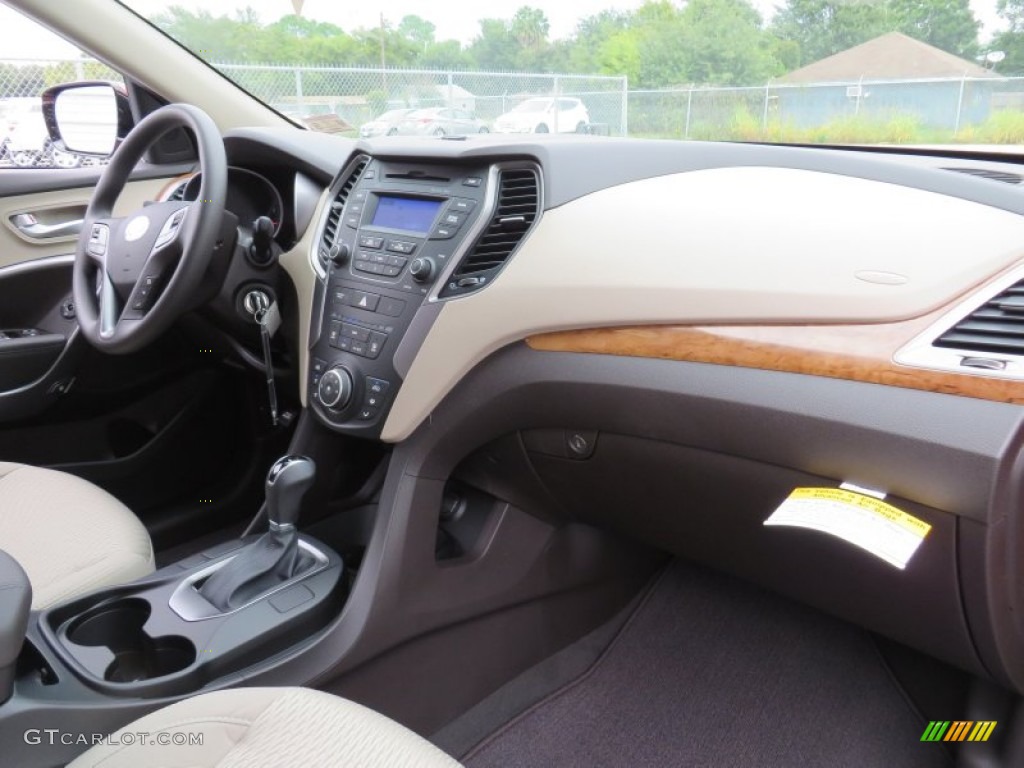 2014 Hyundai Santa Fe Sport FWD Beige Dashboard Photo #87008962