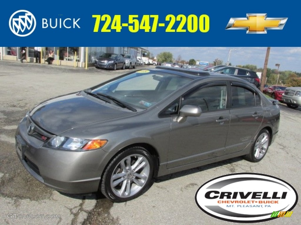 Galaxy Gray Metallic Honda Civic