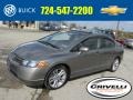 2008 Galaxy Gray Metallic Honda Civic Si Sedan  photo #1