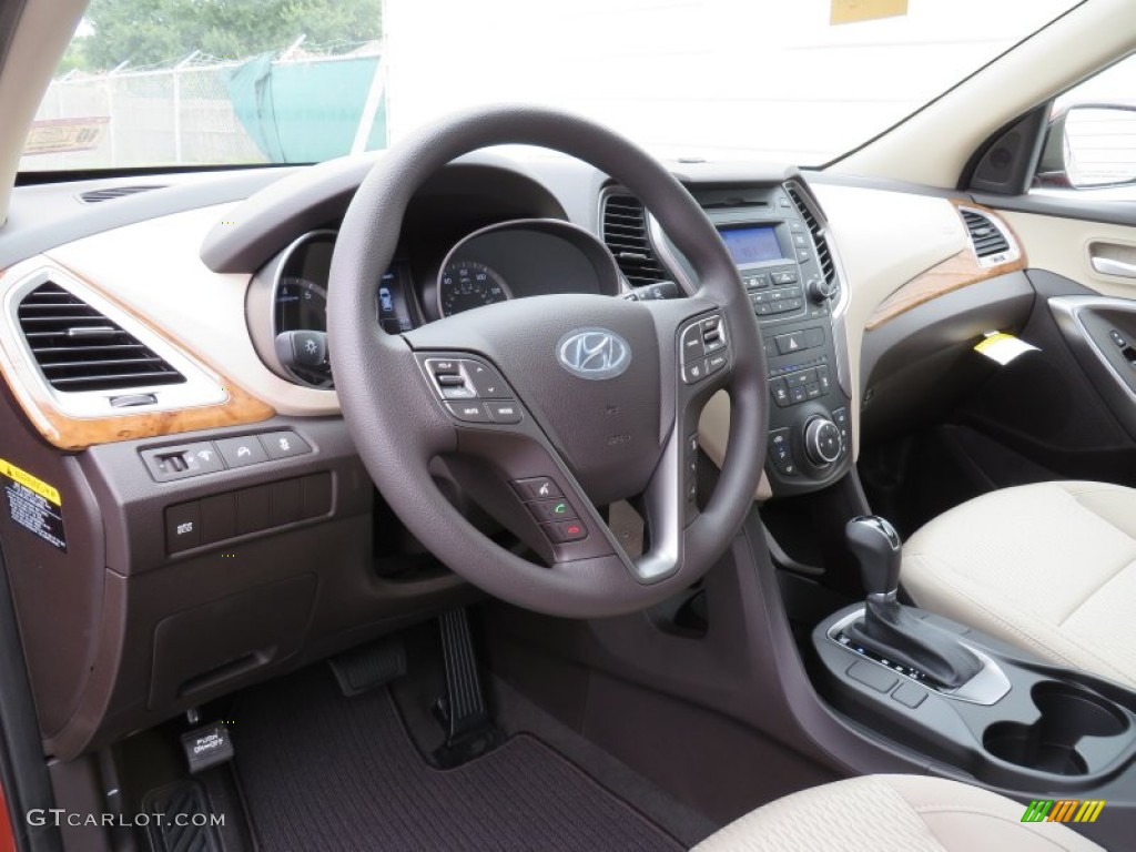 Beige Interior 2014 Hyundai Santa Fe Sport FWD Photo #87009203