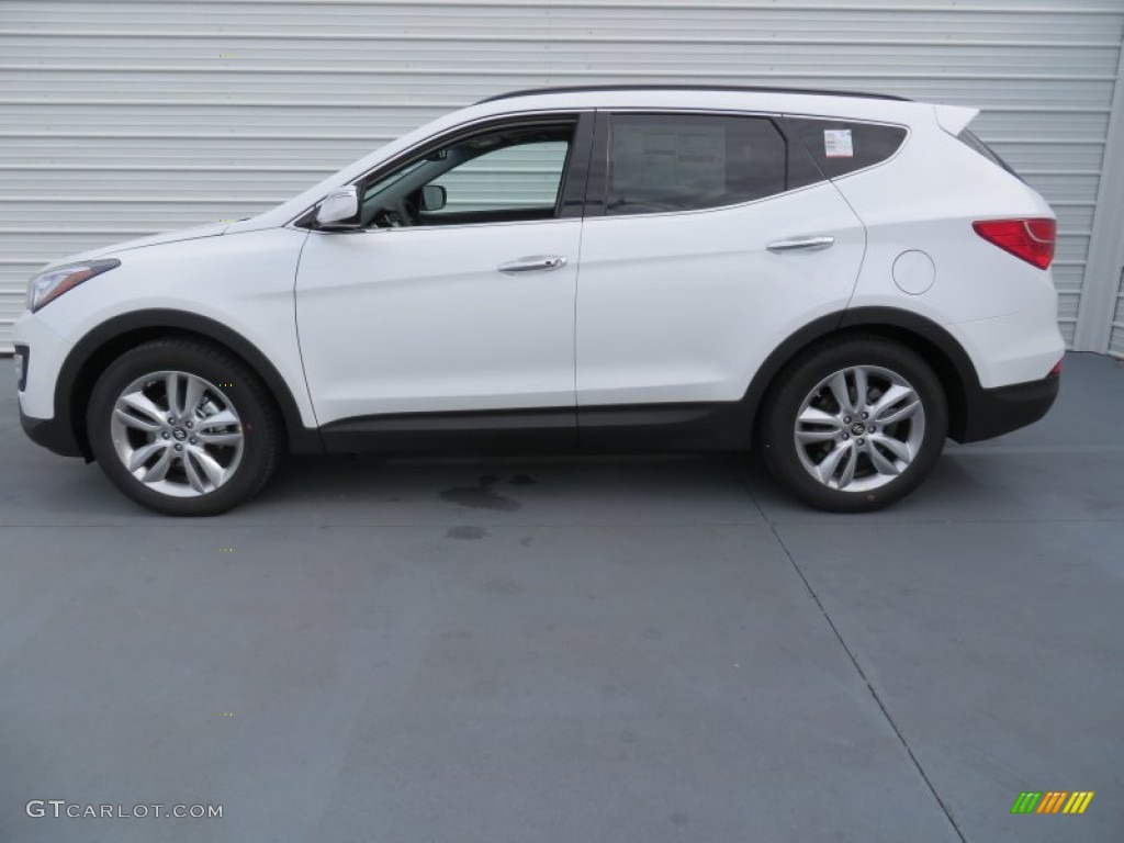 Frost White Pearl 2014 Hyundai Santa Fe Sport 2.0T FWD Exterior Photo #87010520