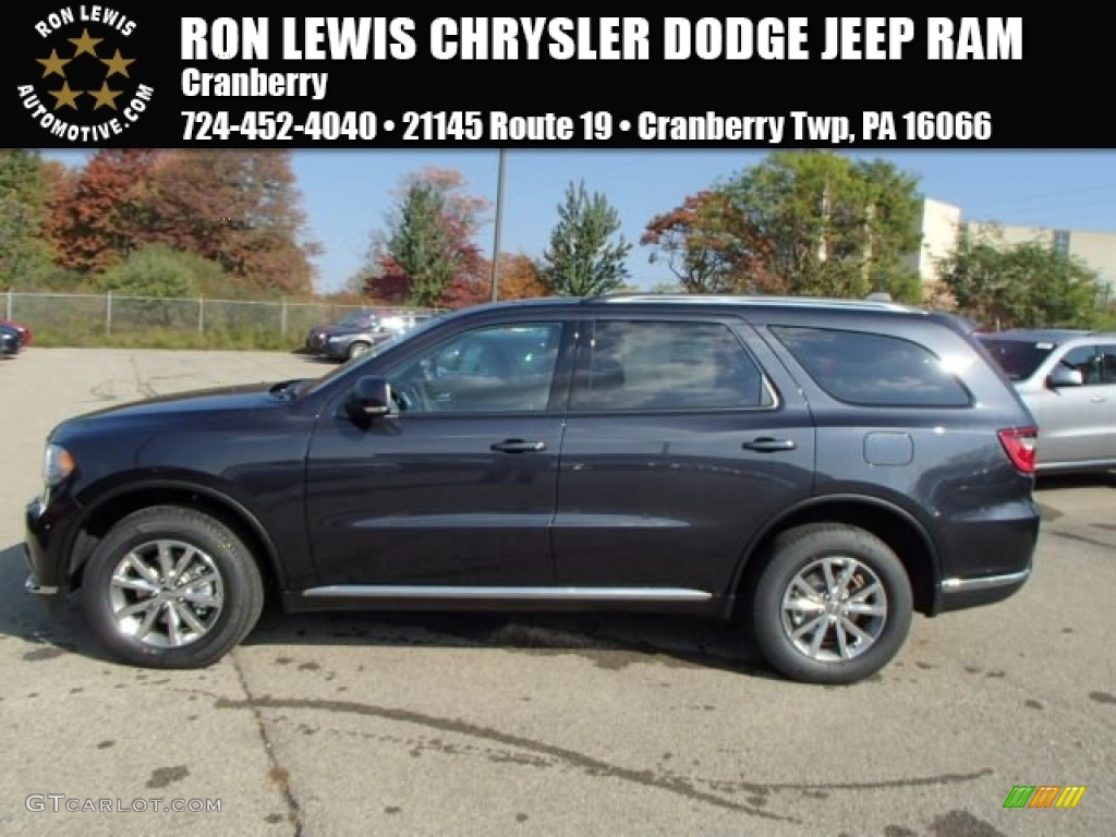 2014 Durango Limited AWD - Maximum Steel Metallic / Black/Light Frost Beige photo #1