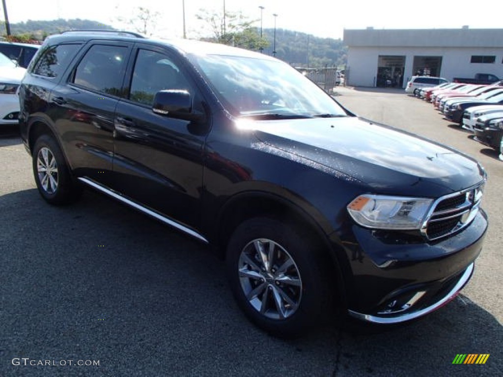 2014 Durango Limited AWD - Maximum Steel Metallic / Black/Light Frost Beige photo #4