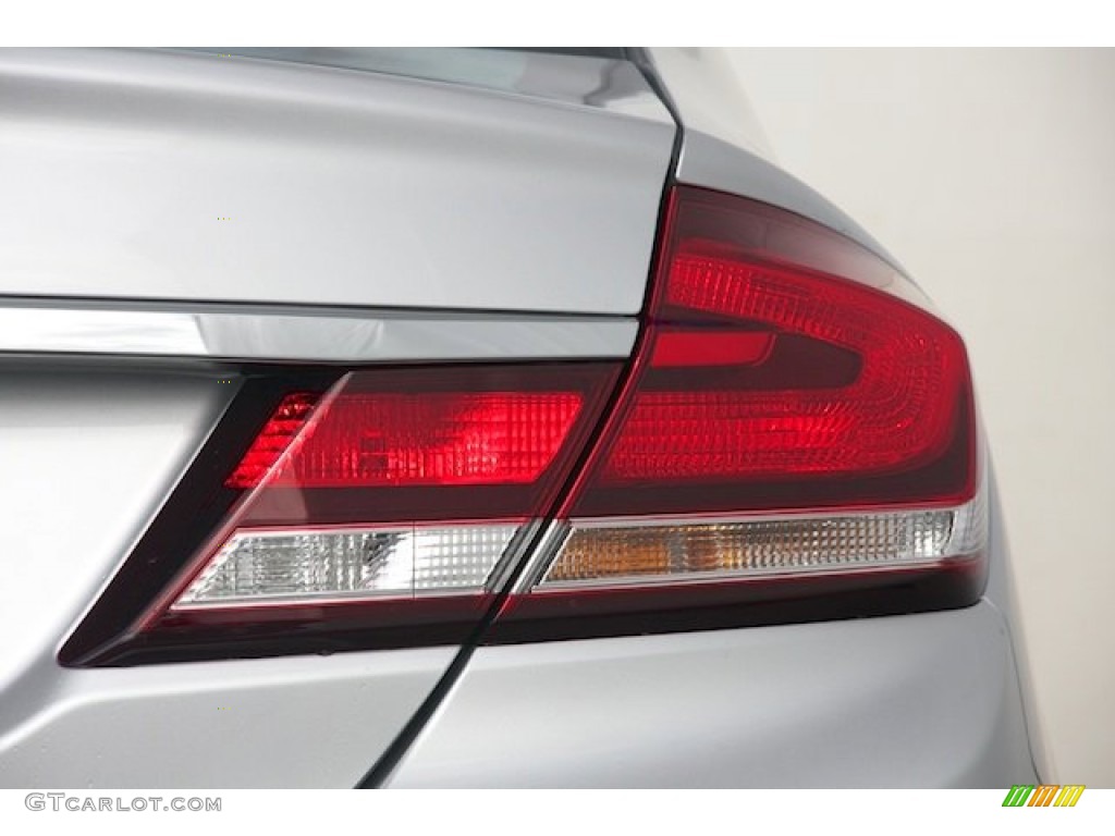 2013 Civic EX Sedan - Alabaster Silver Metallic / Gray photo #3