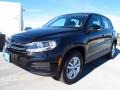 Deep Black Metallic - Tiguan S Photo No. 3