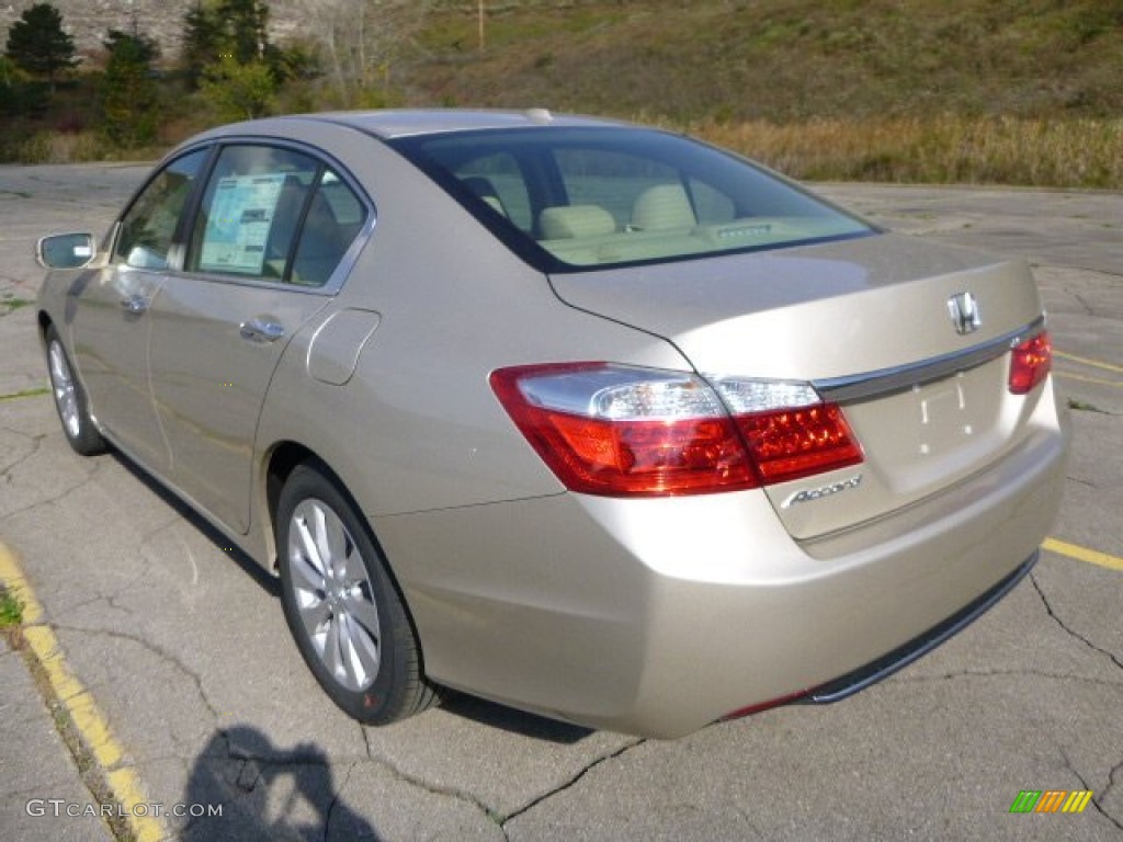 2014 Accord EX-L Sedan - Champagne Frost Pearl / Ivory photo #5