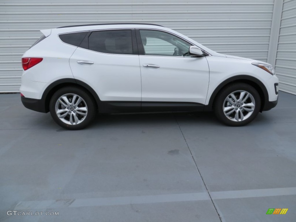 Frost White Pearl 2014 Hyundai Santa Fe Sport 2.0T FWD Exterior Photo #87011405
