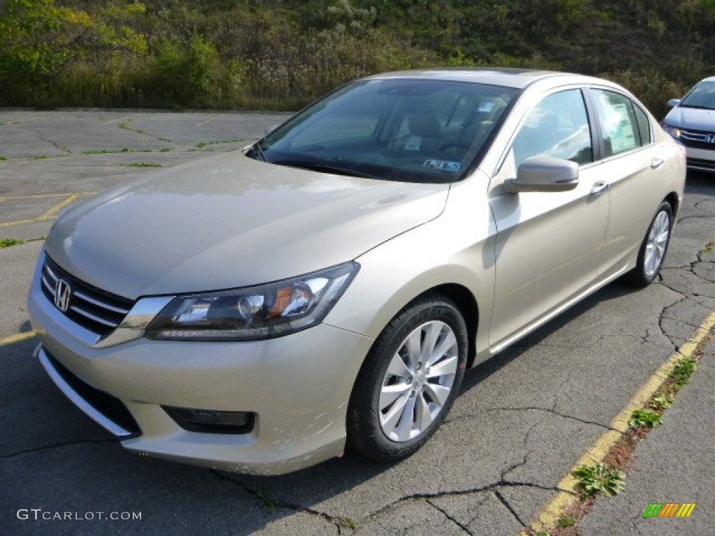 Champagne Frost Pearl 2014 Honda Accord EX-L Sedan Exterior Photo #87011432