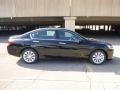 2014 Crystal Black Pearl Honda Accord EX-L V6 Sedan  photo #2