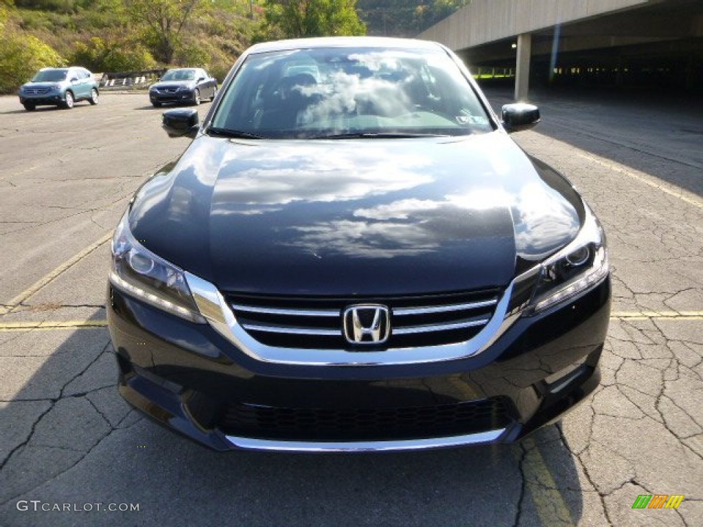 2014 Accord EX-L V6 Sedan - Crystal Black Pearl / Black photo #8