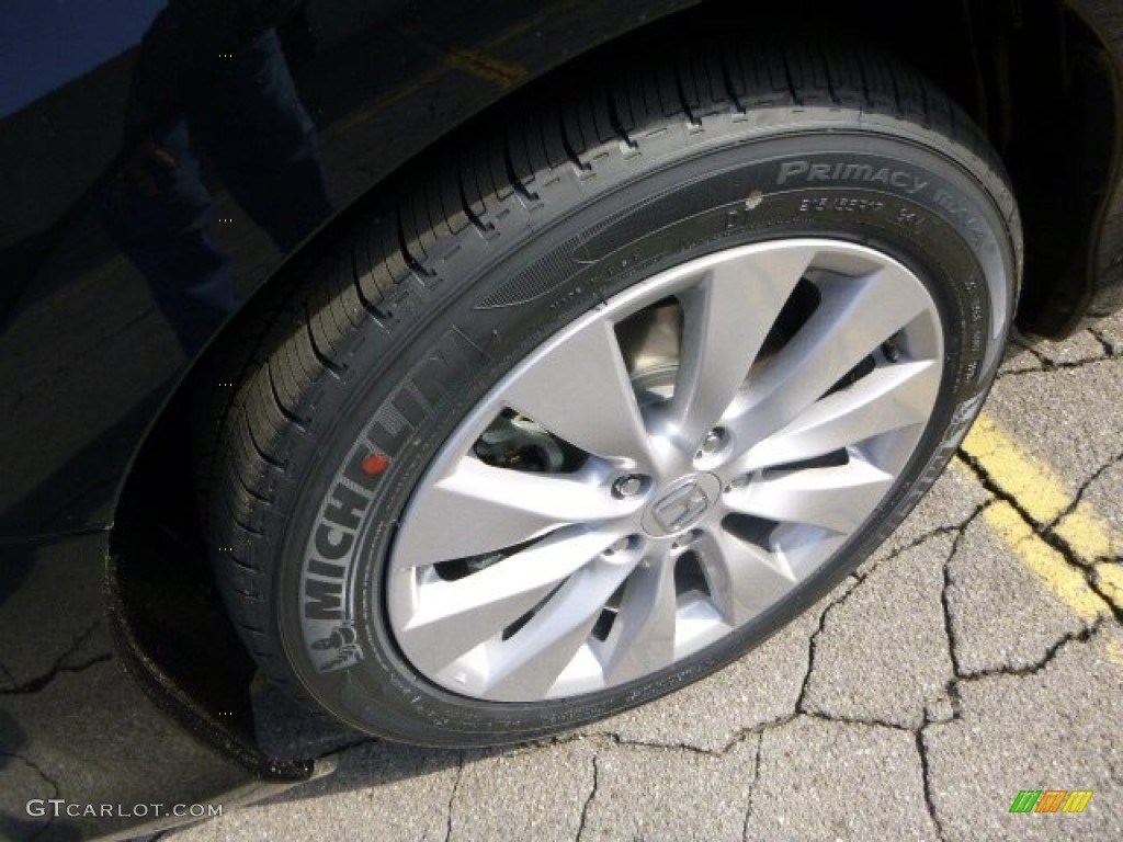 2014 Accord EX-L V6 Sedan - Crystal Black Pearl / Black photo #9