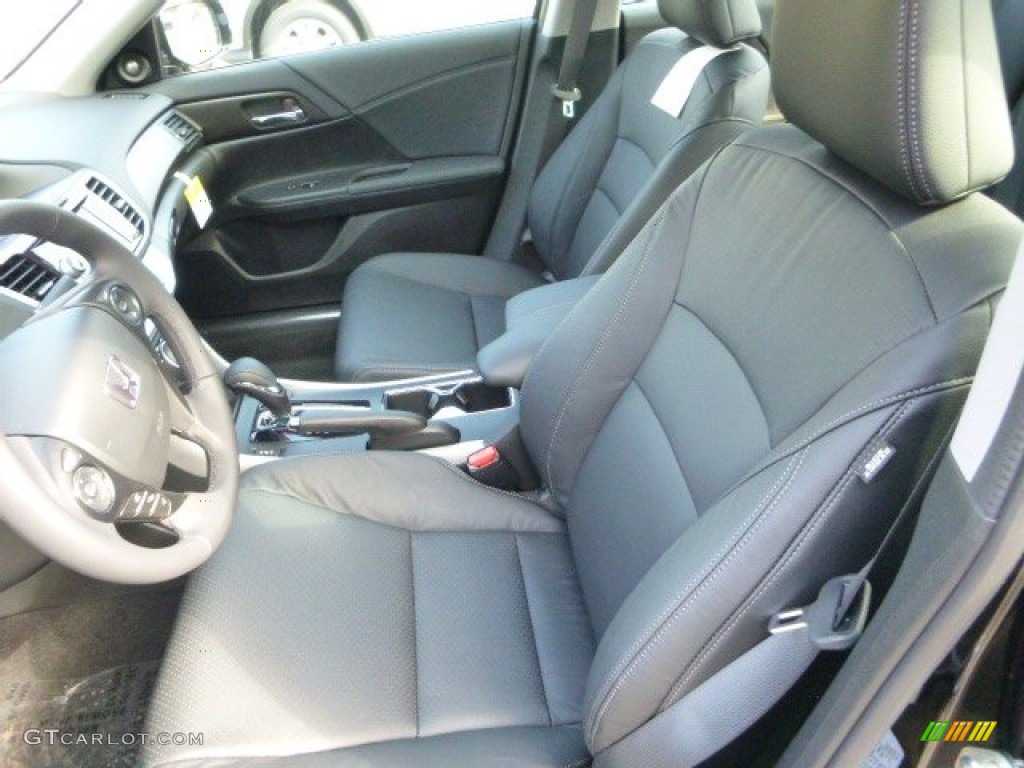 2014 Accord EX-L V6 Sedan - Crystal Black Pearl / Black photo #10