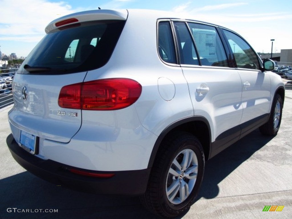 2014 Tiguan S - Candy White / Black photo #6