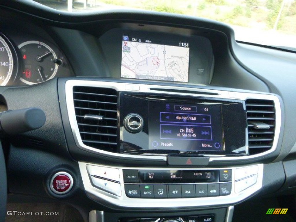 2014 Accord EX-L V6 Sedan - Crystal Black Pearl / Black photo #18