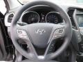 2014 Hyundai Santa Fe Sport Black Interior Steering Wheel Photo