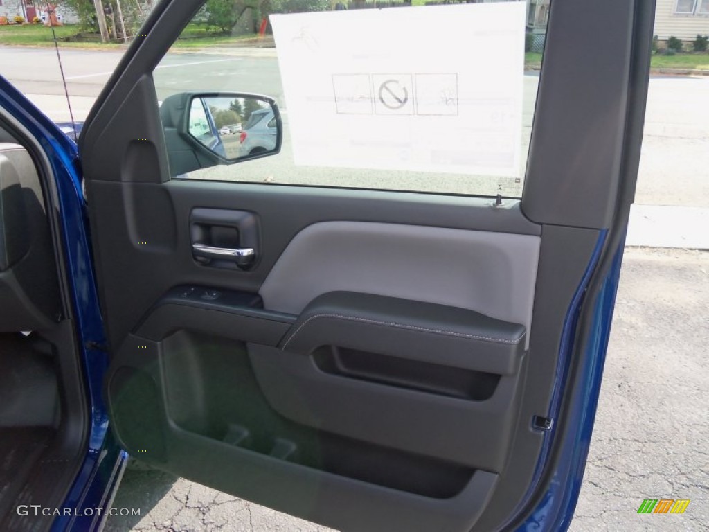 2014 Silverado 1500 WT Regular Cab 4x4 - Blue Topaz Metallic / Jet Black/Dark Ash photo #17