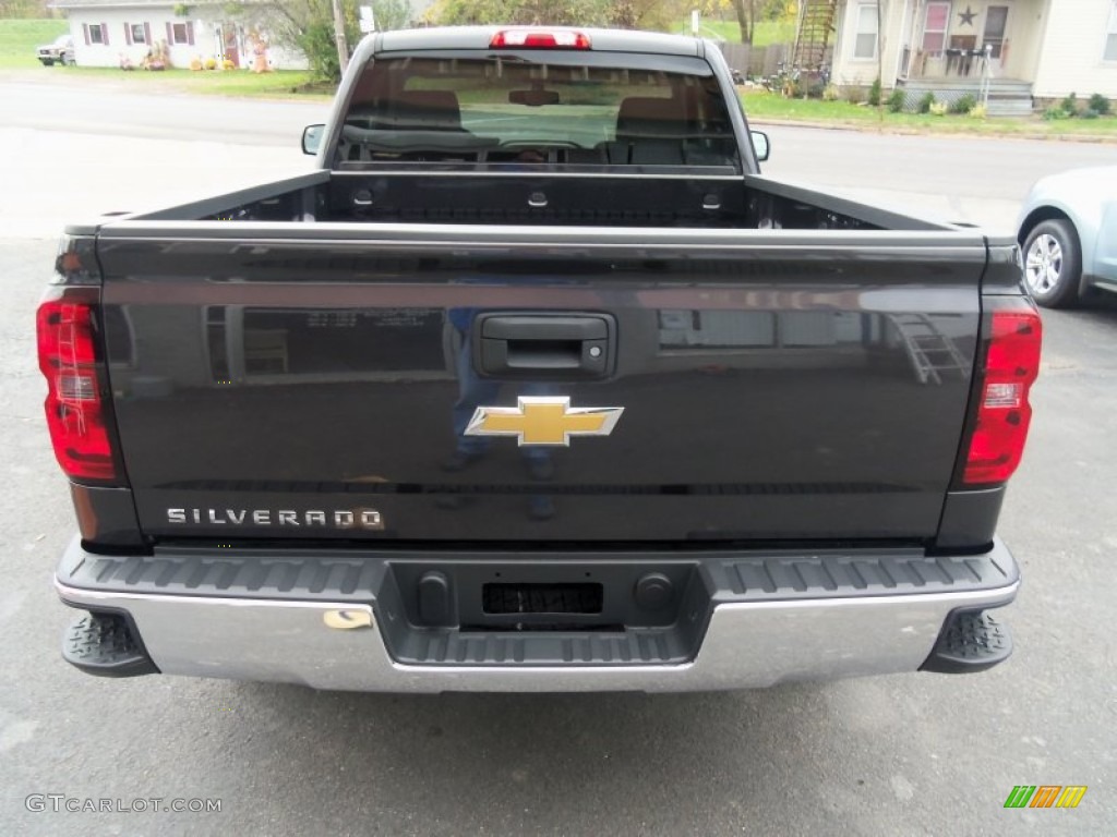 2014 Silverado 1500 WT Regular Cab 4x4 - Tungsten Metallic / Jet Black/Dark Ash photo #4