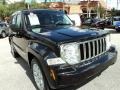 2009 Brilliant Black Crystal Pearl Jeep Liberty Limited  photo #2