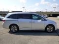 2014 Alabaster Silver Metallic Honda Odyssey Touring Elite  photo #2