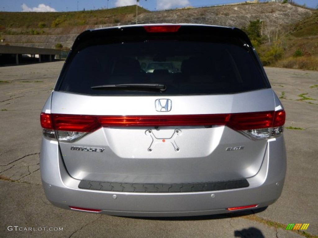 2014 Odyssey Touring Elite - Alabaster Silver Metallic / Truffle photo #4