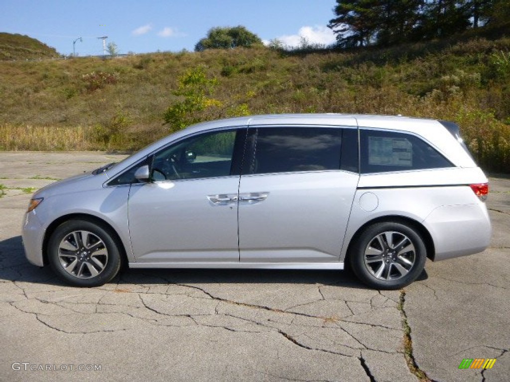 2014 Odyssey Touring Elite - Alabaster Silver Metallic / Truffle photo #6
