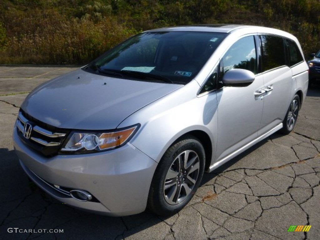 2014 Odyssey Touring Elite - Alabaster Silver Metallic / Truffle photo #7