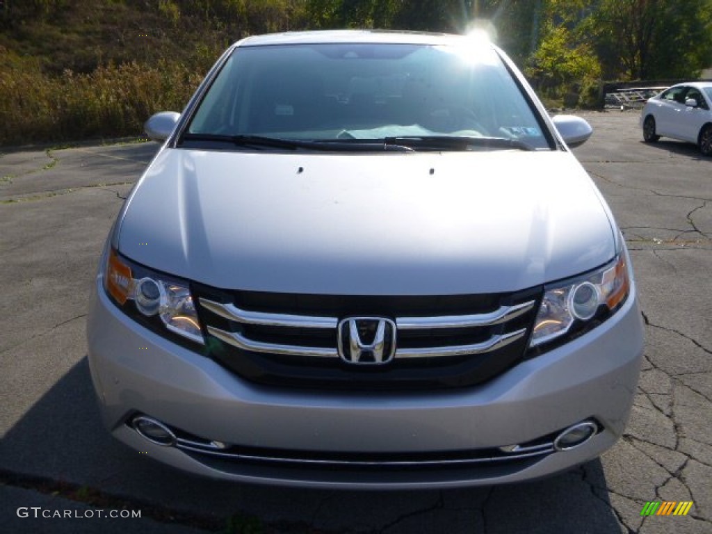 2014 Odyssey Touring Elite - Alabaster Silver Metallic / Truffle photo #8