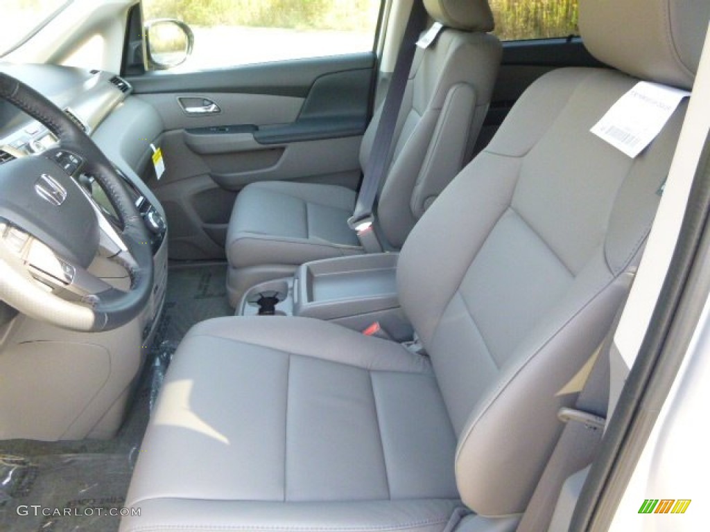 2014 Odyssey Touring Elite - Alabaster Silver Metallic / Truffle photo #10