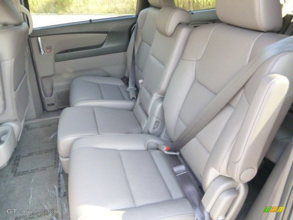 2014 Odyssey Touring Elite - Alabaster Silver Metallic / Truffle photo #11