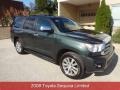 Timberland Green Mica 2008 Toyota Sequoia Limited 4WD