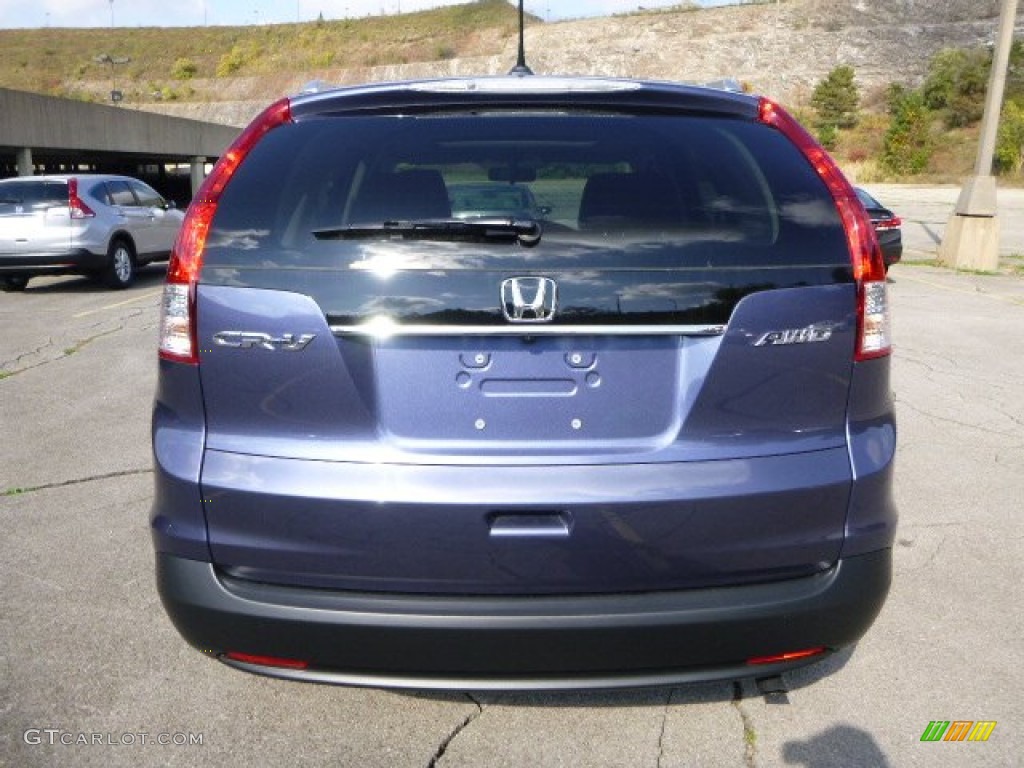 2014 CR-V EX-L AWD - Twilight Blue Metallic / Gray photo #4