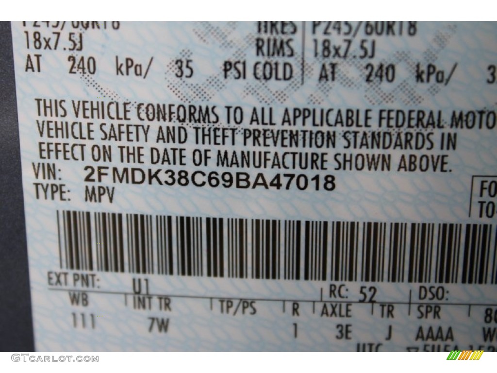 2009 Ford Edge SEL U1 Photo #87016856