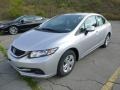 2013 Alabaster Silver Metallic Honda Civic LX Sedan  photo #7