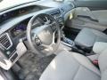 2013 Alabaster Silver Metallic Honda Civic LX Sedan  photo #15