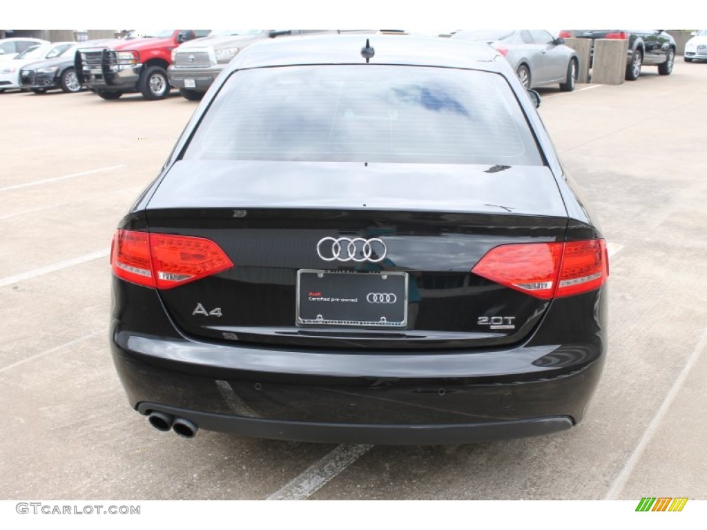 2011 A4 2.0T quattro Sedan - Brilliant Black / Black photo #8