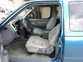 2001 Nissan Frontier Gray Interior Front Seat Photo