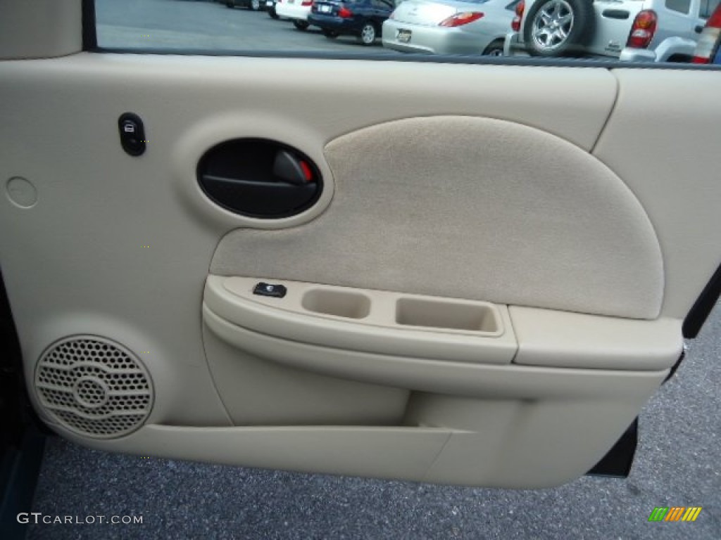 2007 Saturn ION 3 Sedan Tan Door Panel Photo #87019223