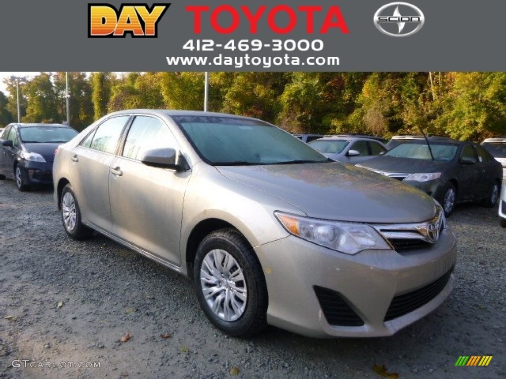 2014 Camry LE - Champagne Mica / Ivory photo #1