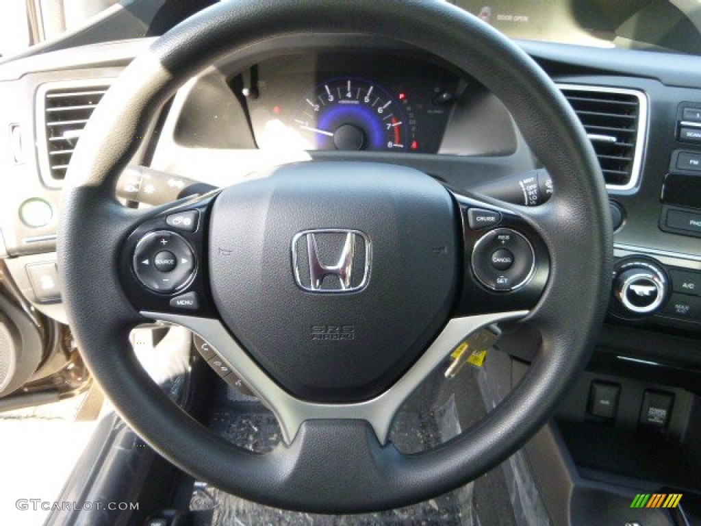 2013 Honda Civic HF Sedan Steering Wheel Photos