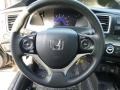 Black 2013 Honda Civic HF Sedan Steering Wheel