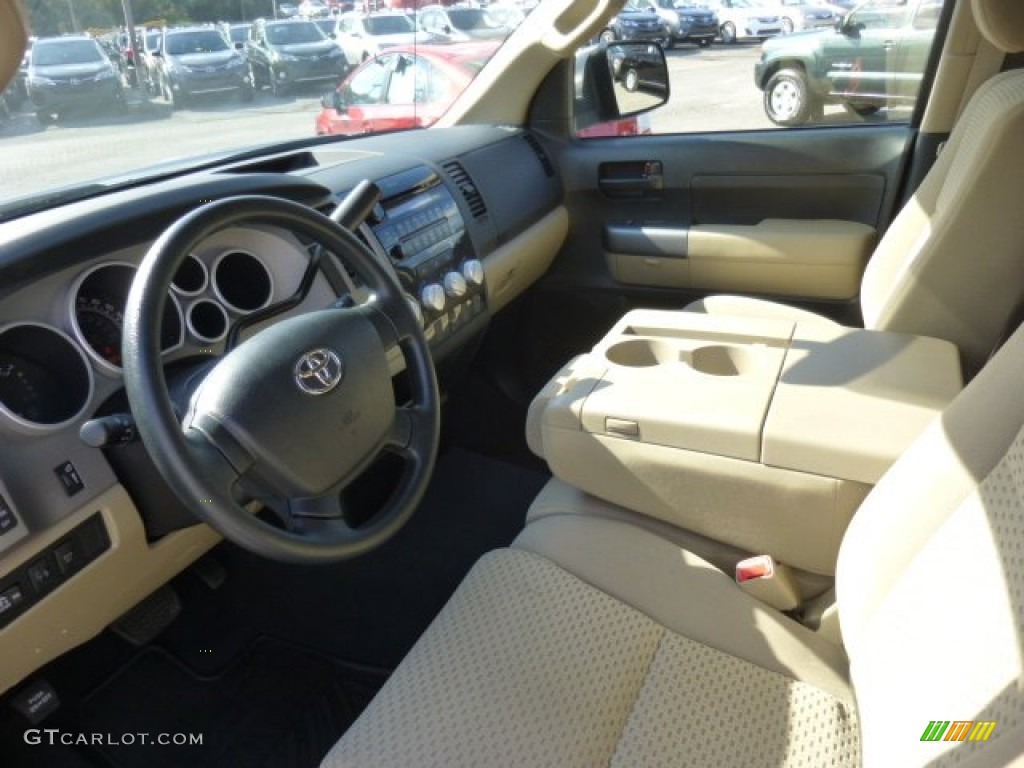 2013 Tundra Double Cab 4x4 - Pyrite Mica / Sand Beige photo #12