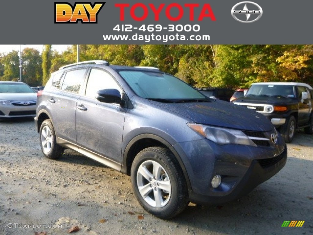 2013 RAV4 XLE AWD - Shoreline Blue Pearl / Black photo #1