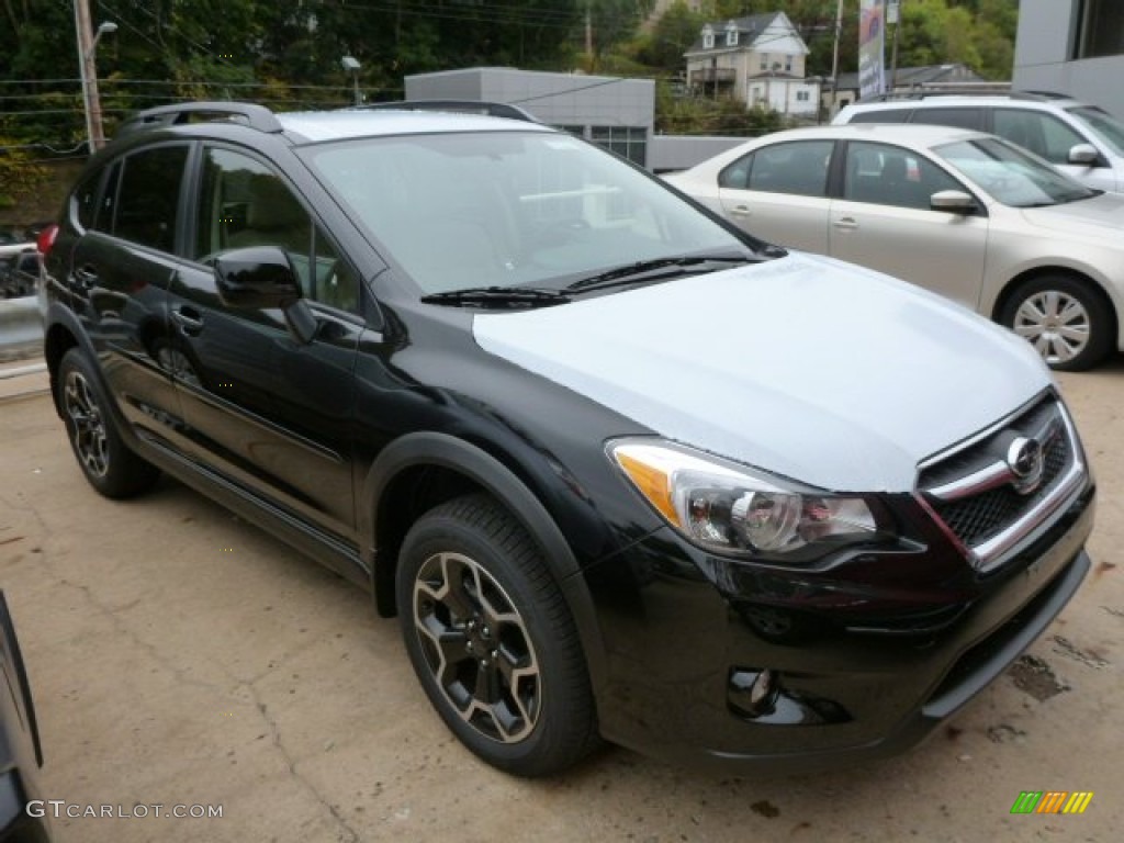 2014 XV Crosstrek 2.0i Premium - Crystal Black Silica / Ivory photo #8
