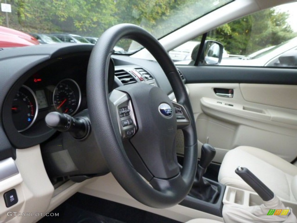 2014 XV Crosstrek 2.0i Premium - Crystal Black Silica / Ivory photo #16